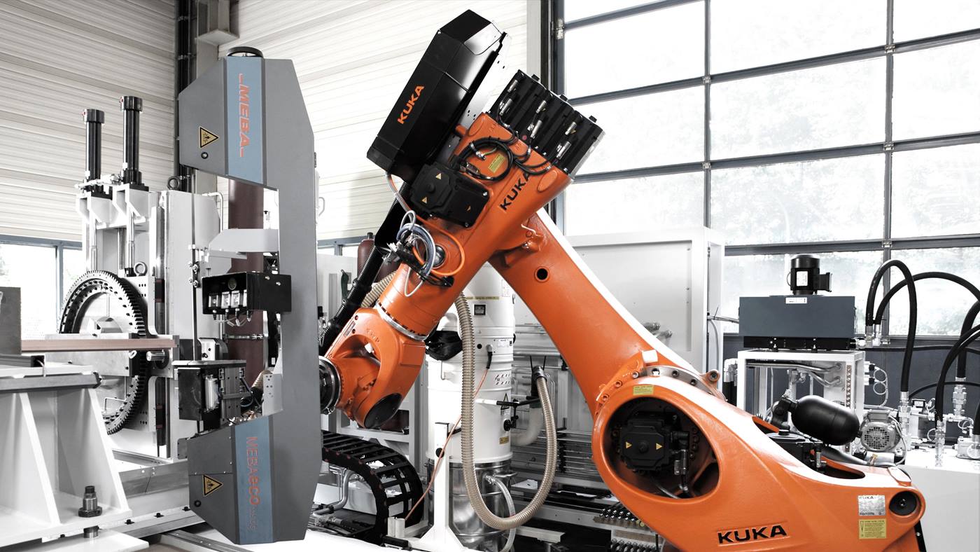 Industriële zaagmachine