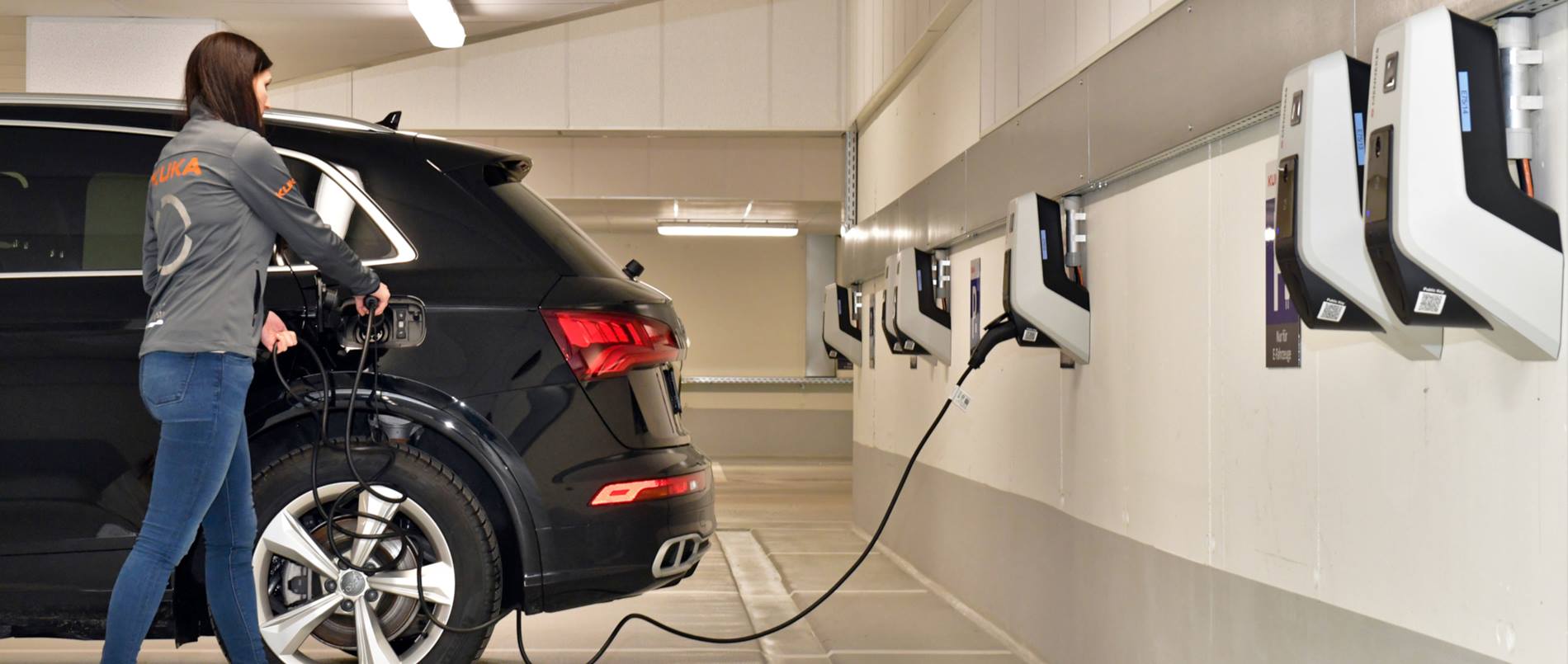 KUKA charging stations