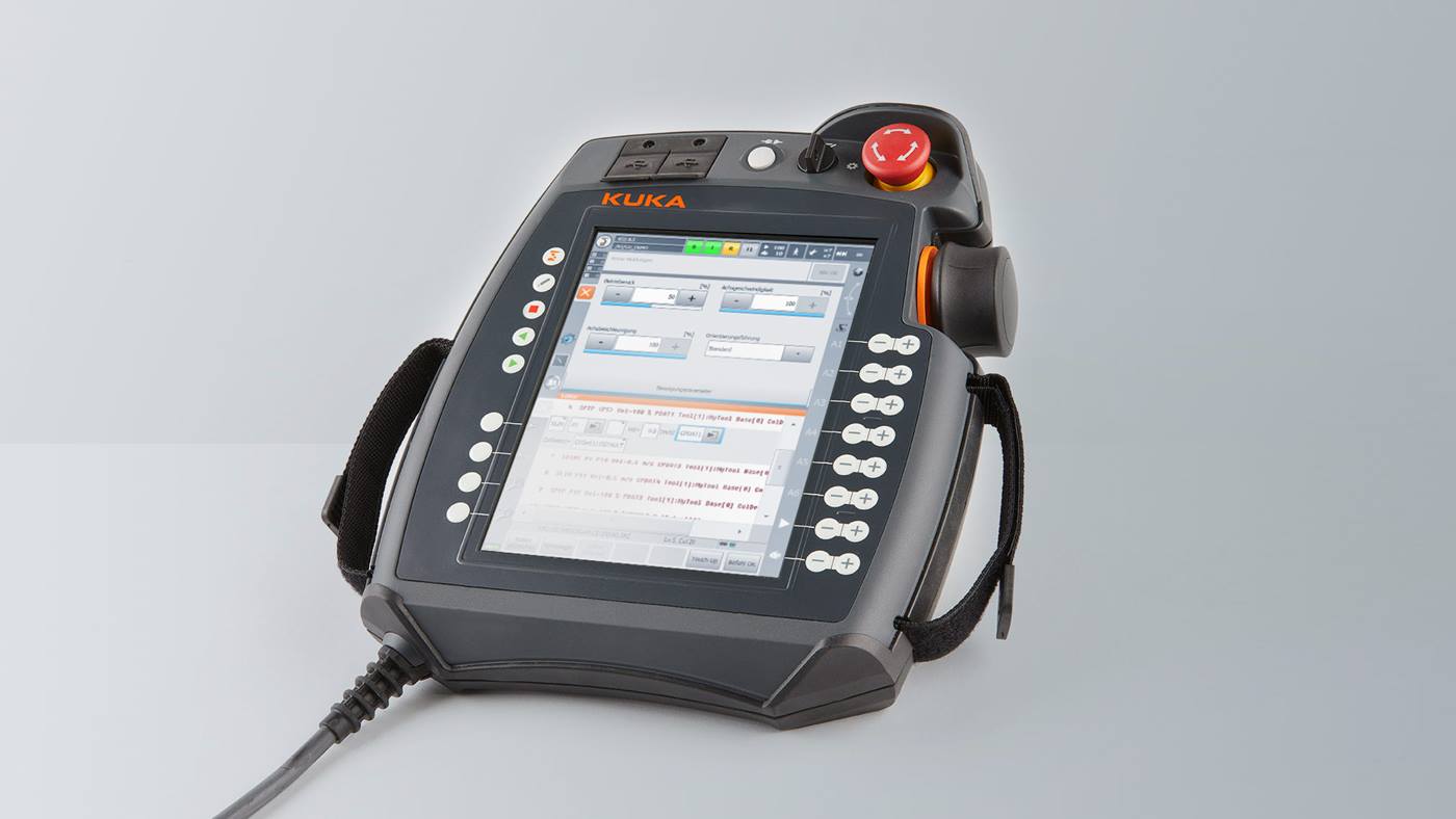 KUKA smartPAD Nahaufnahme