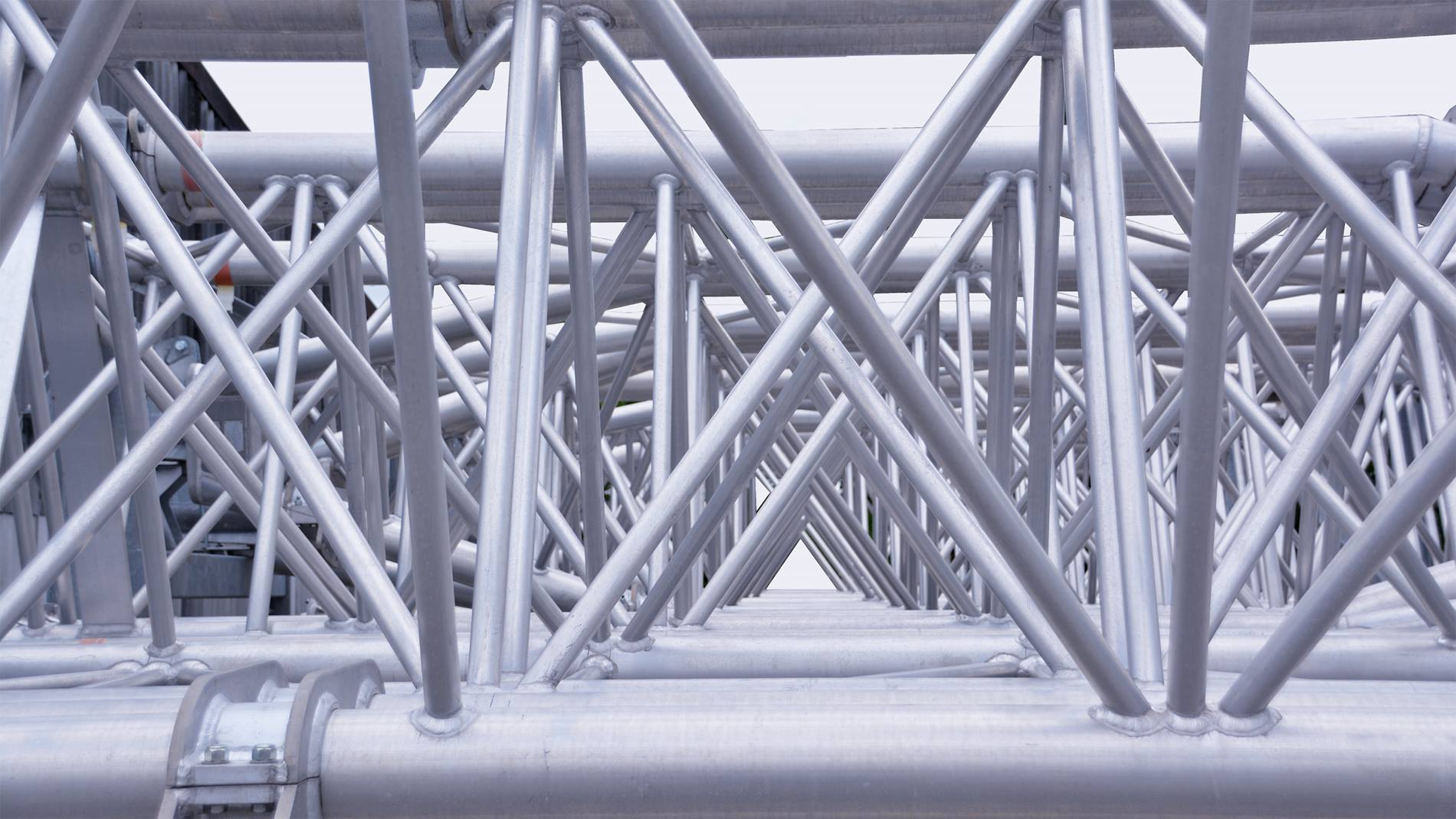 Aluminium tube racks 